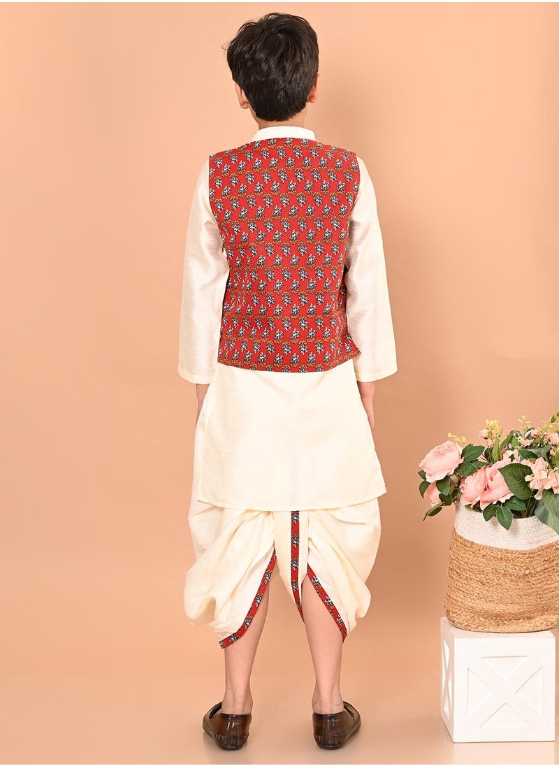 LILPICKS - طقم بيجامة كورتا مع سترة نهرو - Image 1