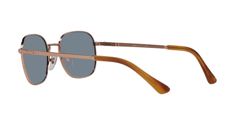 Persol Unisex PO1009S Square Sunglasses, Copper/Light Blue, 54 mm - Image 5