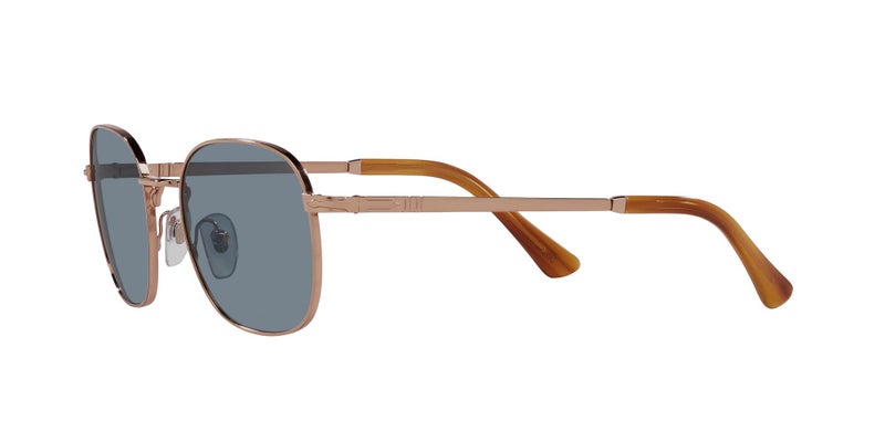 Persol Unisex PO1009S Square Sunglasses, Copper/Light Blue, 54 mm - Image 3