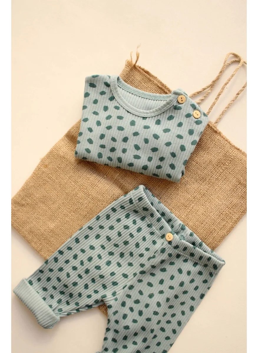 اوهلالا كوالا Watercolor Baby Bottom Top Set