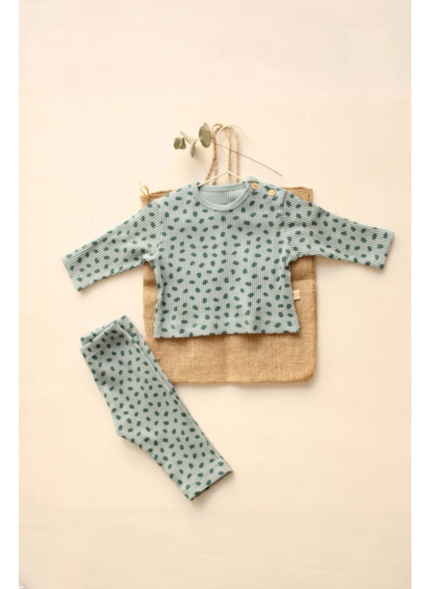 اوهلالا كوالا Watercolor Baby Bottom Top Set