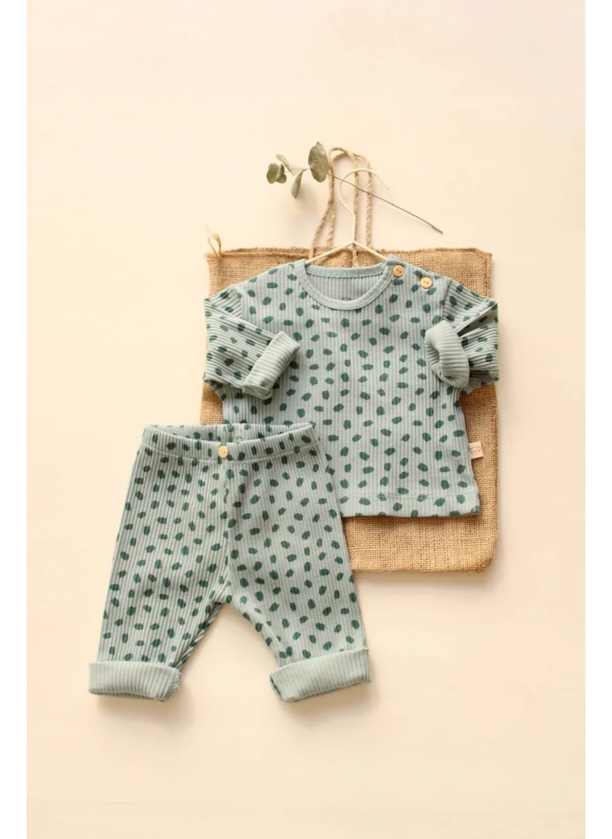 اوهلالا كوالا Watercolor Baby Bottom Top Set