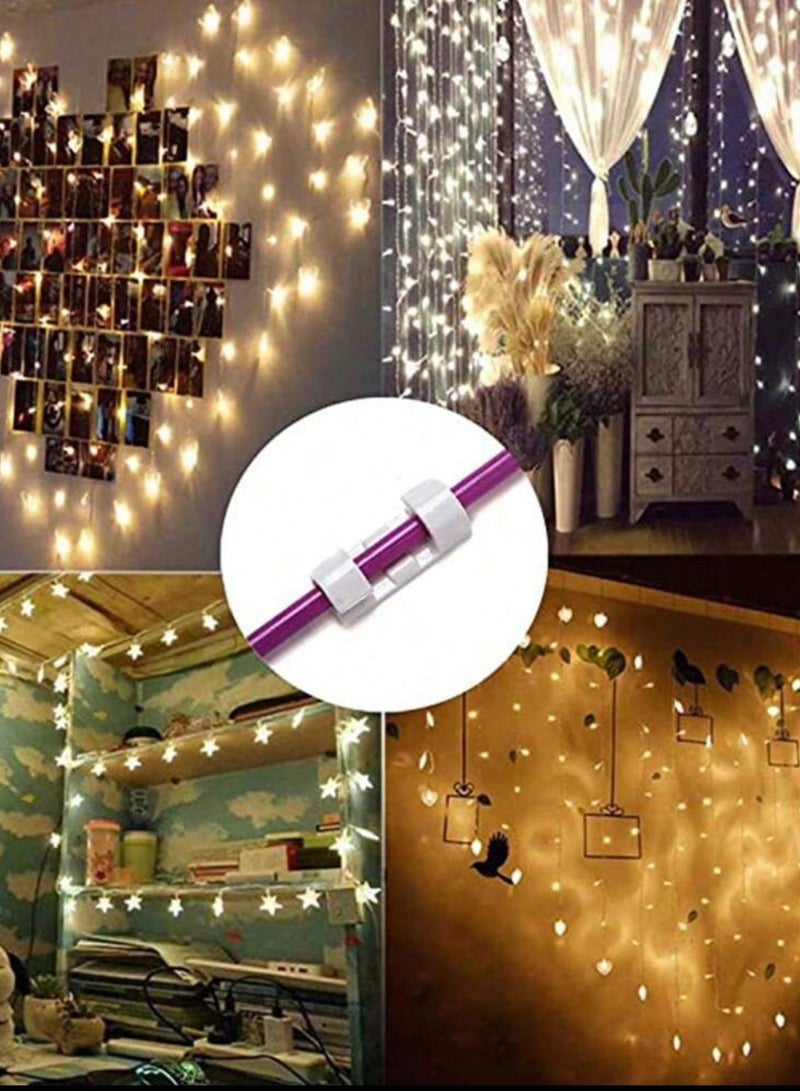 20 قطعة من مشابك الأسلاك والكابلات اللاصقة، مشابك سلك الإضاءة الخارجية، مشابك الكابلات اللاصقة، مشابك الحبل، منظم الأسلاك للتلفاز والكمبيوتر المحمول وسطح المكتب والمنزل والمكتب والجدار وسلك الشاحن - Image 4