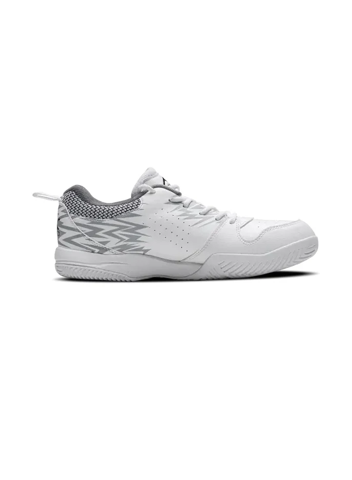 HUNDRED Courtfuse Unisex Tennis Shoe (White/Light Grey/Black) (Htfs-3M138-3-8) (8 Uk)