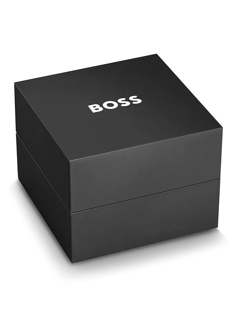 BOSS Analogue Quartz Watch for Women with Silver Stainless Steel Bracelet - 1502646, Silver White, bracelet - Image 4