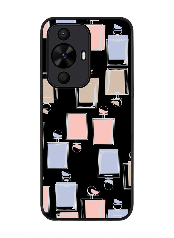 Stylizedd Rugged Black edge case for Huawei nova 12s / Huawei nova 11/ Huawei nova 12 Lite 4G, Slim fit Flexible Anti Drop Thin Cover - Fragrant Perfume - Image 1