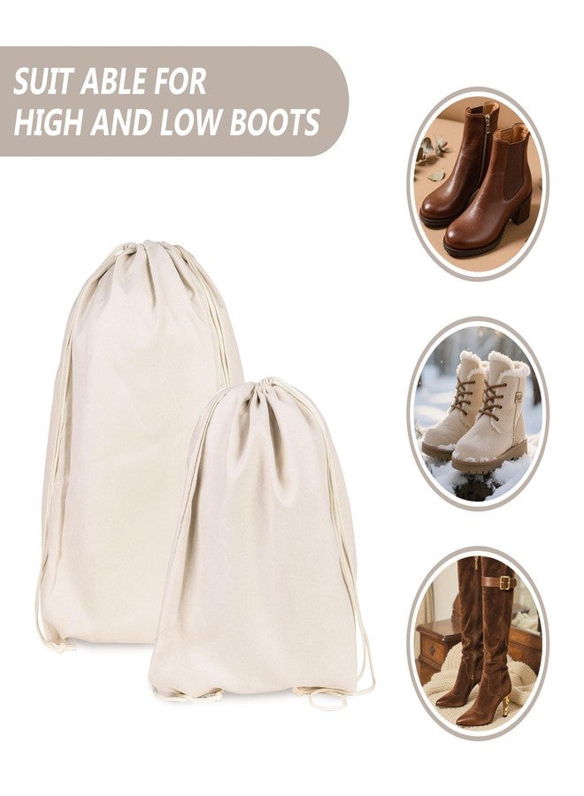 LAKE OF FIRE 4 Pcs Boot Bag for Cowboy Boots - Travel Boot Storage Bag for Cowboy Boot Protection (21" X 12") - Image 5