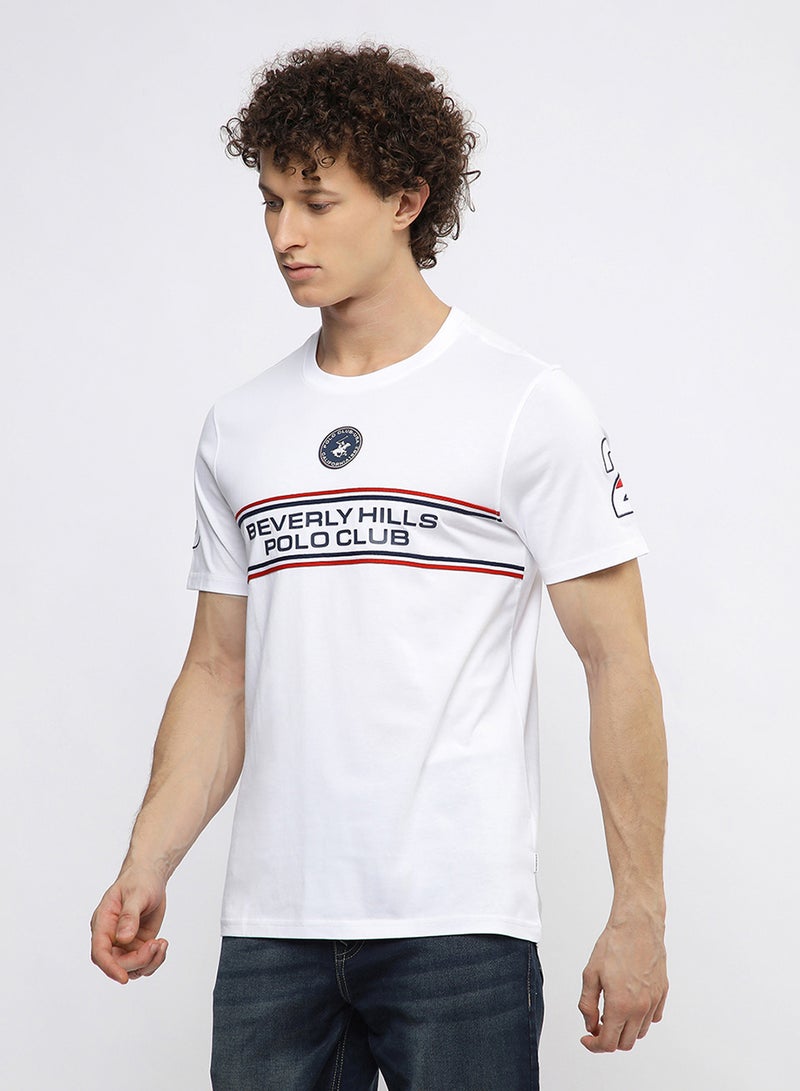 BEVERLY HILLS POLO CLUB Graphic Crew Neck T-Shirt - Image 4