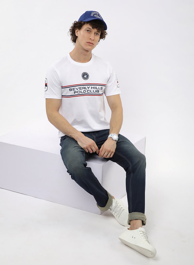 BEVERLY HILLS POLO CLUB Graphic Crew Neck T-Shirt - Image 5