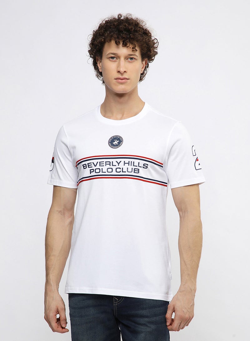 BEVERLY HILLS POLO CLUB Graphic Crew Neck T-Shirt - Image 1