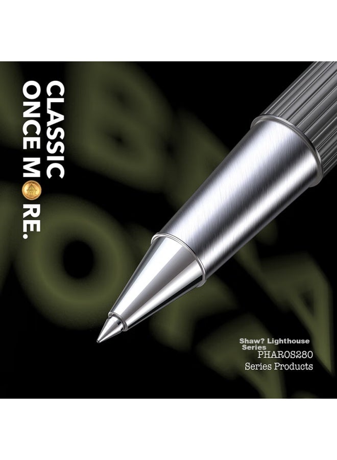 Bernard Shaw Ballpoint Pen, High-end Luxury , Olive Green Premium Refill Gift Box Set, High-end Business Office Signing Pen, Gift For Men, Graduation, Teachers, Women, Valentine's Day - Image 2