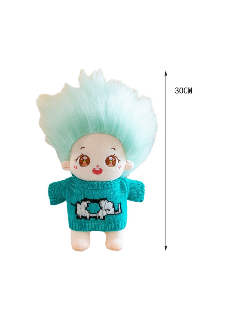 30 CM Cartoon Cute Sweater Little Girl Plush Toy Soft Stuffed Doll For Girls And Boys All Ages Gift (Style E)  - Image 2