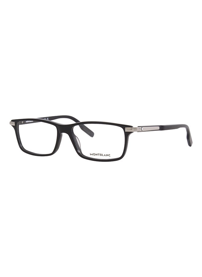 MONTBLANC Men's Rectangle Eyeglass Frame - MB0217O 001 55 - Lens Size: 55 Mm  - Image 1
