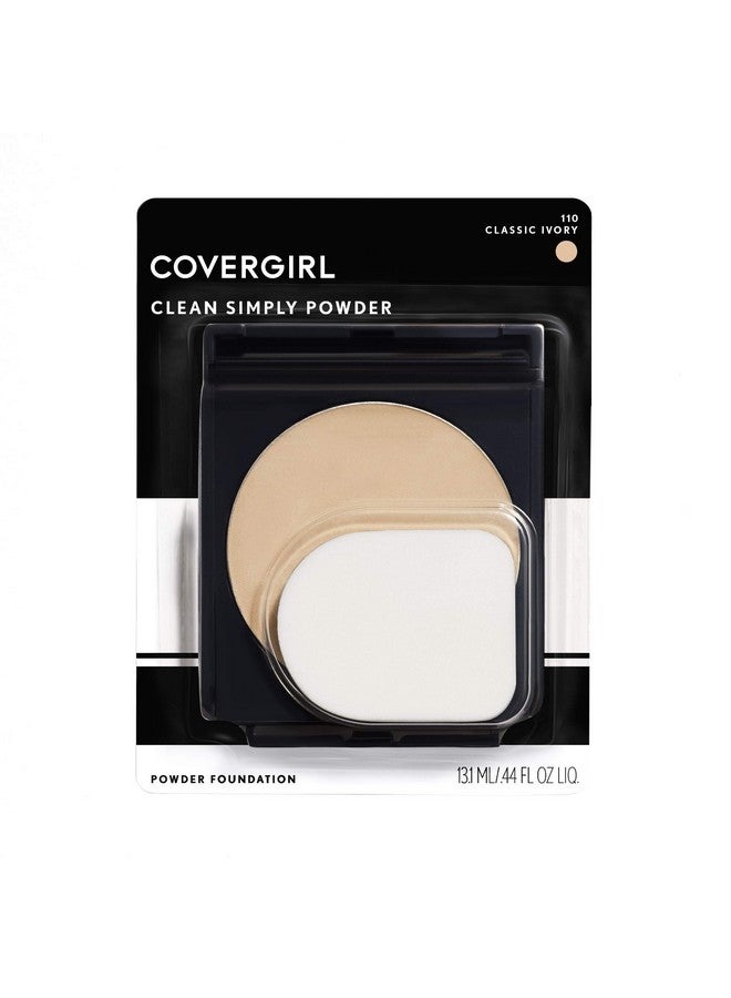 COVERGIRL Simply Powder Foundation, Classic Ivory 510, 2 Count - Image 1