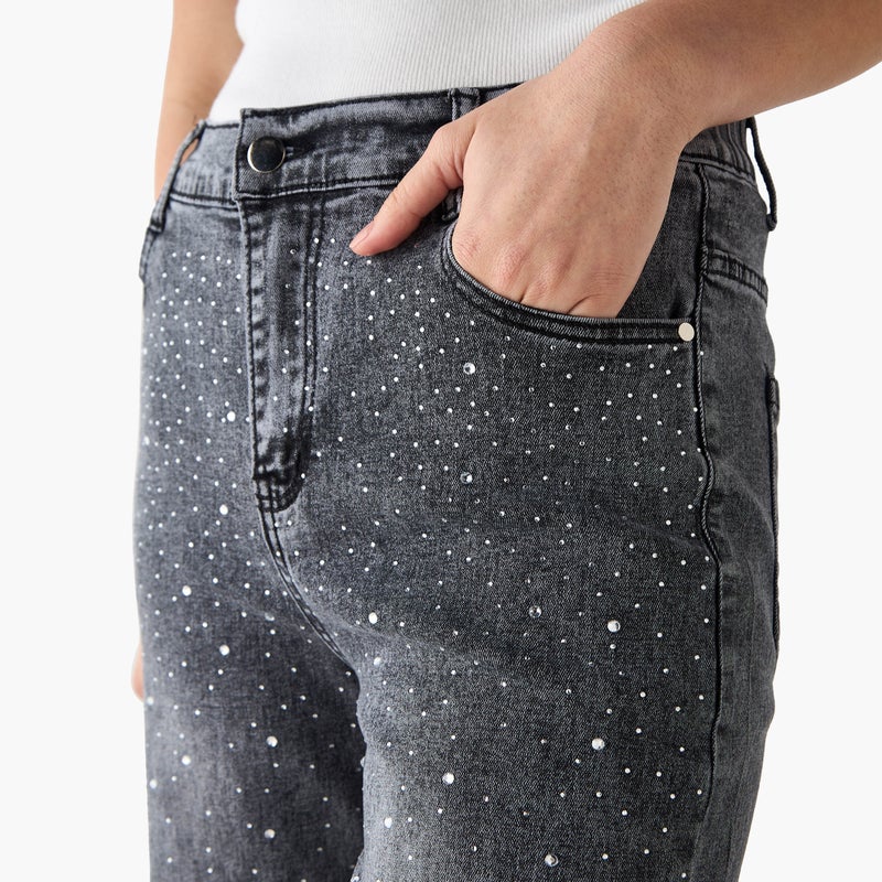 تواكستريمز جينز واسع مزين بجيوب - Image 4