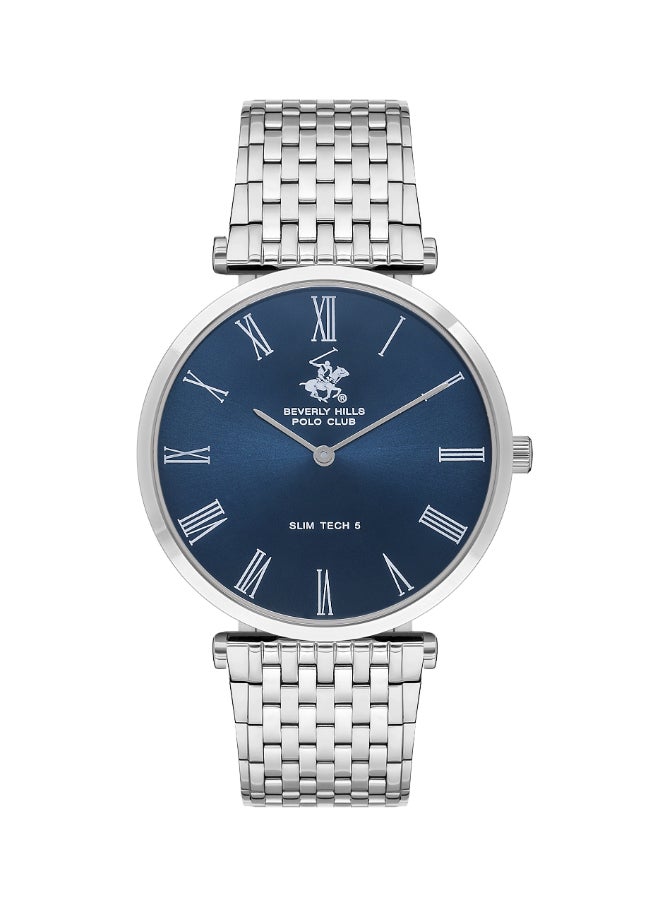 BEVERLY HILLS POLO CLUB - Men's Analog Round Shape Metal Wrist Watch BP3616X.390 - 39 Mm - Image 1