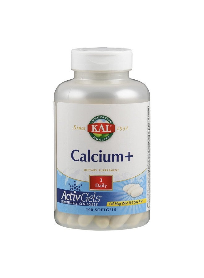 KAL أقراص كالسيوم بلس 1000 مجم 100 قرص - Image 1