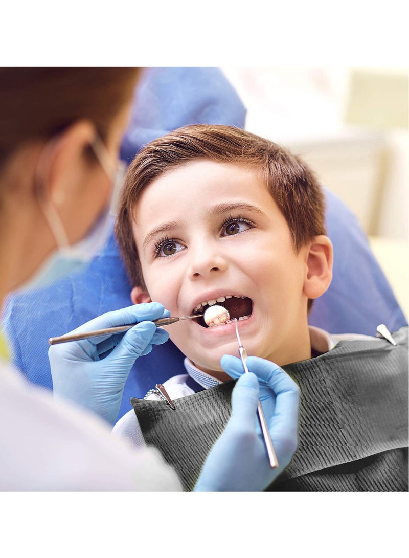 125pcs Dental Bibs Disposable Patient Bibs, 33cm x 45cm 3-Ply Waterproof Dentist Paper Bibs Sheets for Dental, Medical, Tattoo, Nail Tra or Table Cover - Image 2