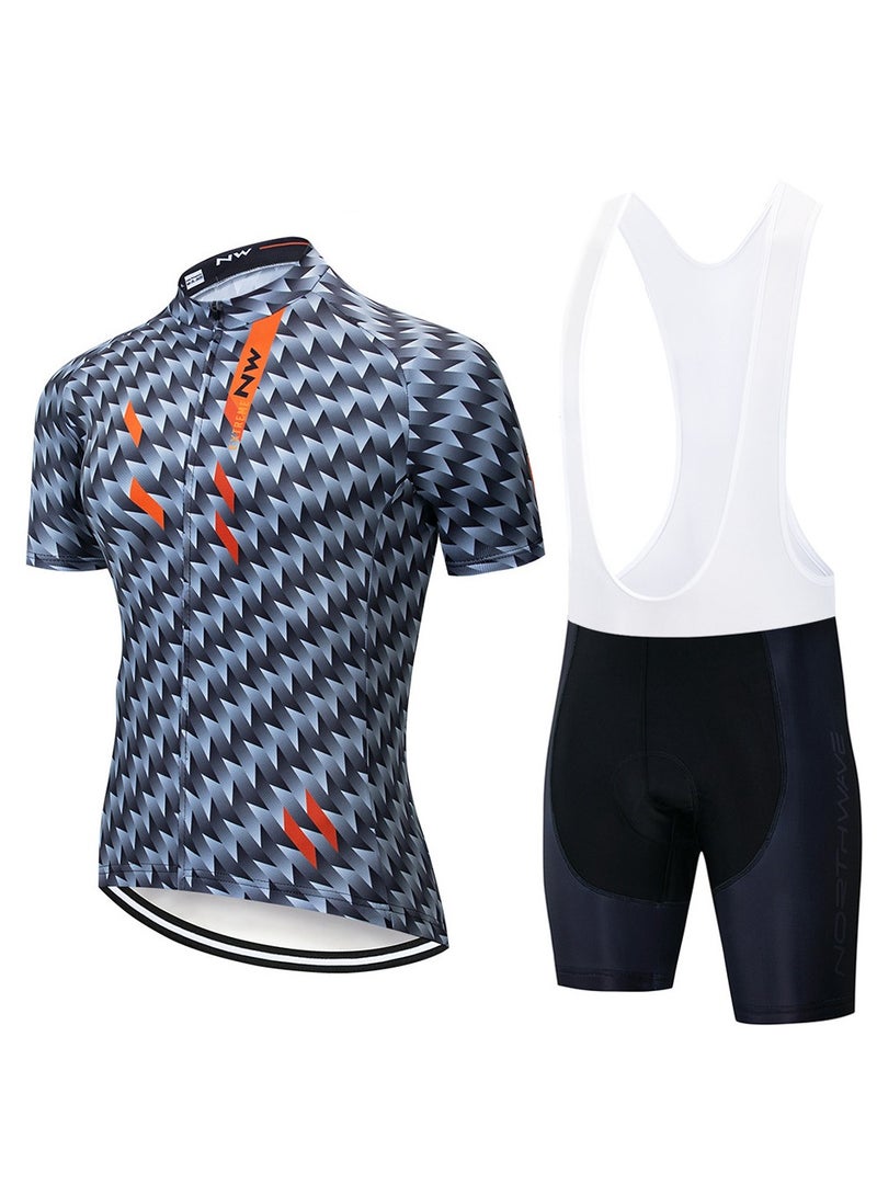KUYING GR New Summer Outdoor Sunscreen Moisture Absorption Quick Drying Bicycle Women's Cycling Clothing Set  - Image 1