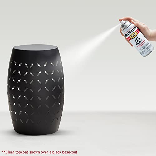 RUST-OLEUM رش طلاء روس-أوليوم 285093 لإيقاف الصدأ، 12 أونصة، شفاف غير لامع - Image 5