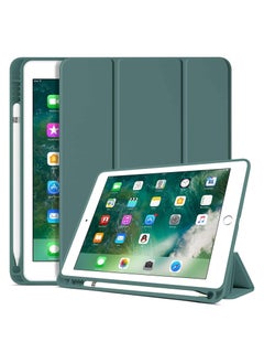 iPad 6th Generation Case, iPad 5th Generation Case with Pencil Holder, Premium Folio Folding Stand Smart Auto Wake/Sleep Case Cover for Apple iPad 9.7 Inch 2018/2017