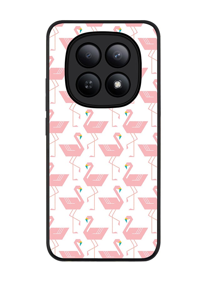 For Xiaomi Redmi Note 15 5G / Poco M8 Case,Slim fit Camera Protection, Shockproof Thin Phone cover  - Feminine Flamingos