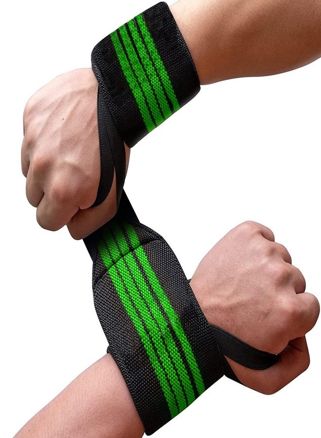 COOL INDIANS Combo (Pack of 2) Pu-Leather Gym Bag Gym Duffel Bag with Shoulder Strap for Men's & Women's with Grey Wrist Support Band for Daily Exercise., 23 Cm (Green) - Image 4