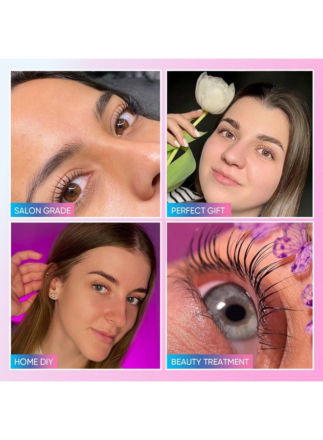 Libeauty Eyelash Lift and Color Kit Brow Lamination with Black Lash Perm Quick Lifting & Voluminous Coloring with Complete Tools DIY Use at Home & Salon Supplies - Image 2