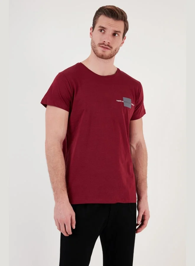 Buratti Crew Neck Cotton Slim Fit T Shirt Men's T SHIRT 541THERE