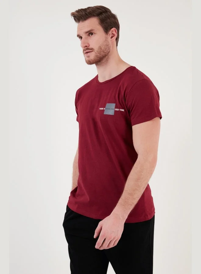 Buratti  Buratti Crew Neck Cotton Slim Fit T Shirt Men's T SHIRT 541THERE for Men | Best Price UAE