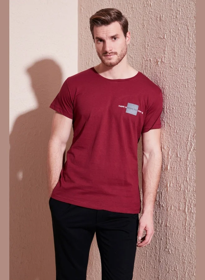 Buratti  Buratti Crew Neck Cotton Slim Fit T Shirt Men's T SHIRT 541THERE for Men | Best Price UAE