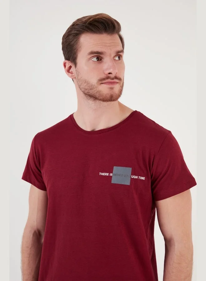 Buratti  Buratti Crew Neck Cotton Slim Fit T Shirt Men's T SHIRT 541THERE for Men | Best Price UAE