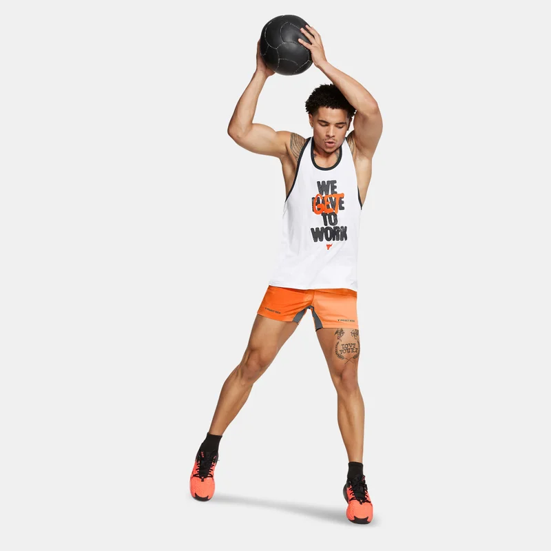 UNDER ARMOUR Men's Project Rock Get To Work Training Tank Top
