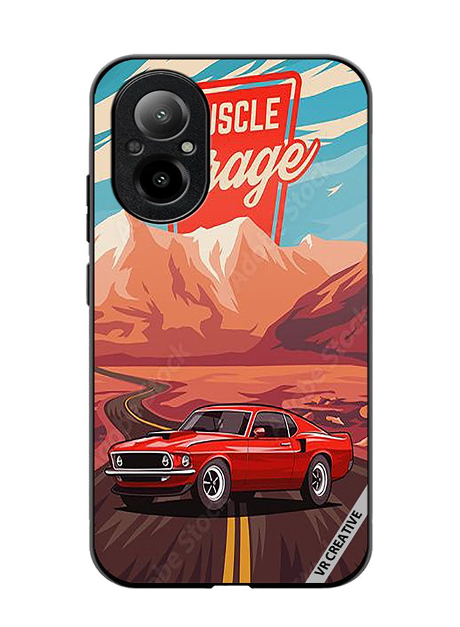 VR CREATIVE Protective Case Cover For Realme C67 4G Car Design Multicolour - Image 1