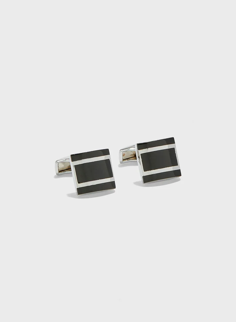 Robert Wood Square Formal Cuff Links