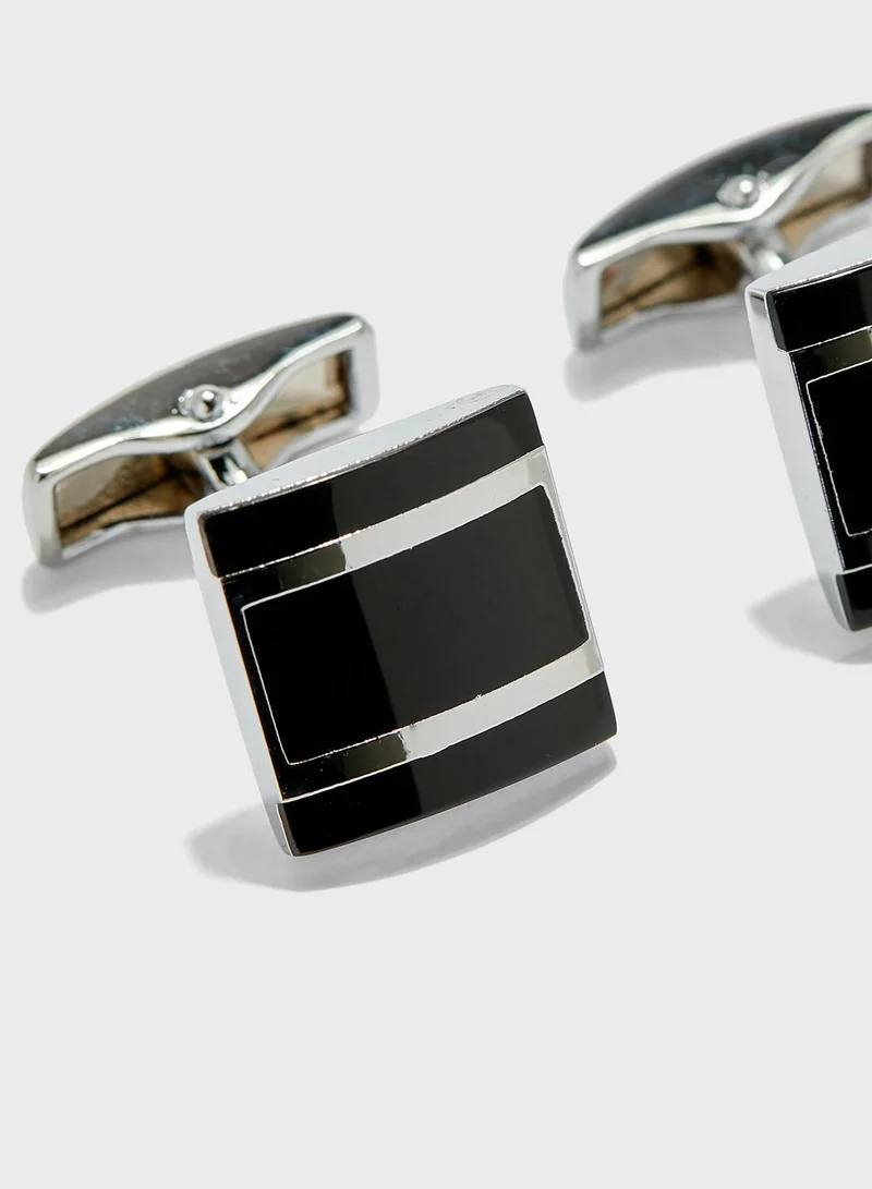 Robert Wood Square Formal Cuff Links