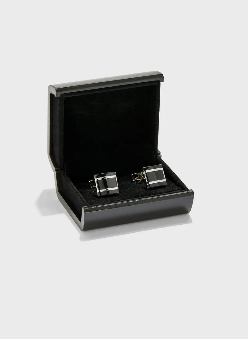 Robert Wood Square Formal Cuff Links