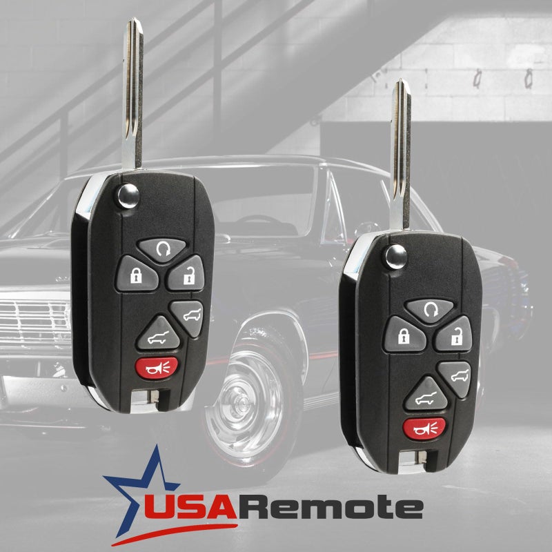 USARemote جهاز مفتاح قابل للطي يناسب 2007-2013 كاديلاك إسكاليد / شيفروليه سوبربان تاهو دخول بدون مفتاح (OUC60270)، مجموعة من 2 - Image 2