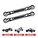 POLANTA Aluminum Alloy Steering Links Upgrade Parts for Arrma 114 Typhon Grom 118 Granite GromReplaceARA340208 Black - Image 4
