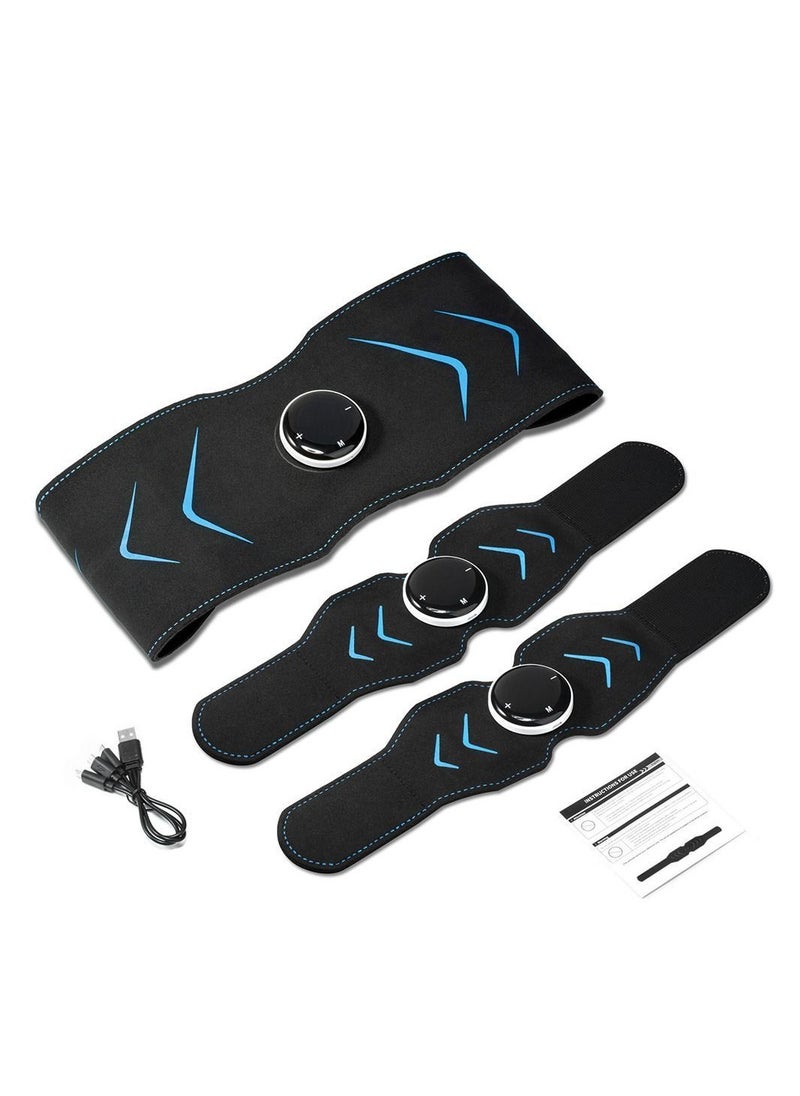EMS Muscle Stimulator Abs Trainer 10 Modes and 39 strength ratings Stimulating Belt Arm