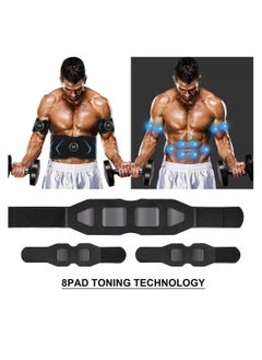 YQbest EMS Muscle Stimulator Abs Trainer 10 Modes and 39 strength ratings Stimulating Belt Arm  - Image 3