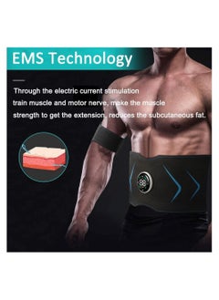 YQbest EMS Muscle Stimulator Abs Trainer 10 Modes and 39 strength ratings Stimulating Belt Arm  - Image 2