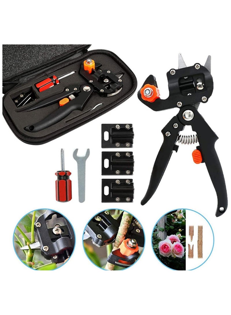 Multi Function Grafting Shears Scissor for Fruit Tree Vaccination Bud Cutter Gardening Tool with Replaceable Blade Easy U Cut V Cut Omega Cut for Rapid Healing - Image 5