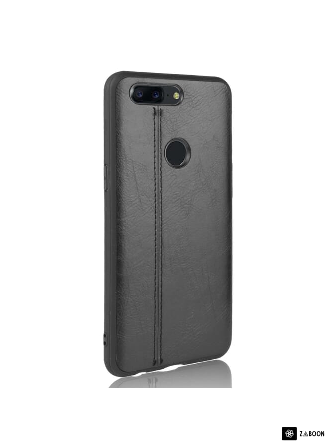 Zaboon Protective Case Cover For OnePlus 5T Shockproof Sewing Cow Pattern Skin PC + PU + TPU Case - Image 3