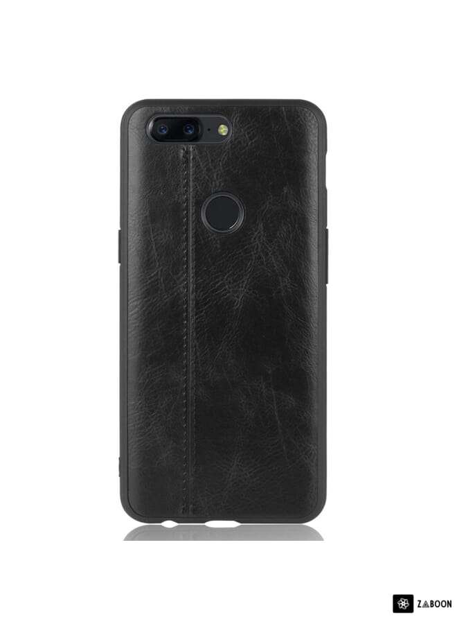 Zaboon Protective Case Cover For OnePlus 5T Shockproof Sewing Cow Pattern Skin PC + PU + TPU Case - Image 2