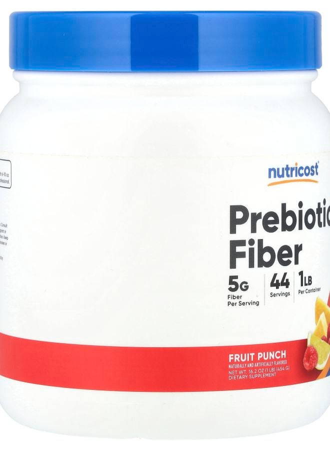 Nutricost Prebiotic Fiber Fruit Punch  16.2 oz (454 g) - Image 2