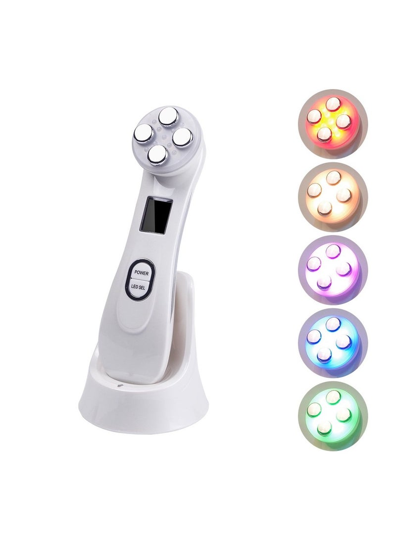 5in1 RF EMS LED Photon Face Skin Rejuvenation Electroporation Mesotherapy Facial Machine Device Instrument