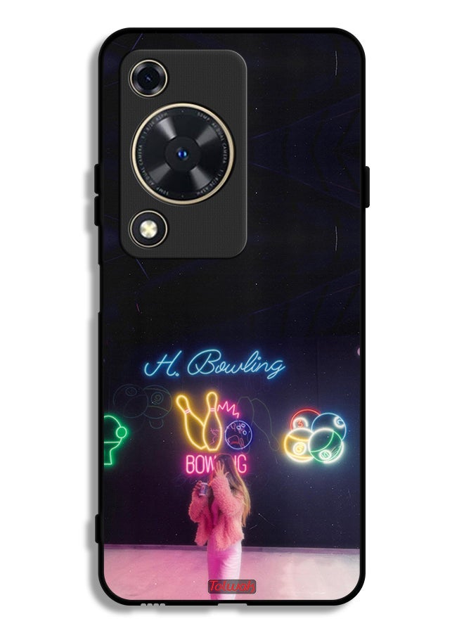 Tolwak Huawei Nova Y72S Protective Case Cover Bowling Lover