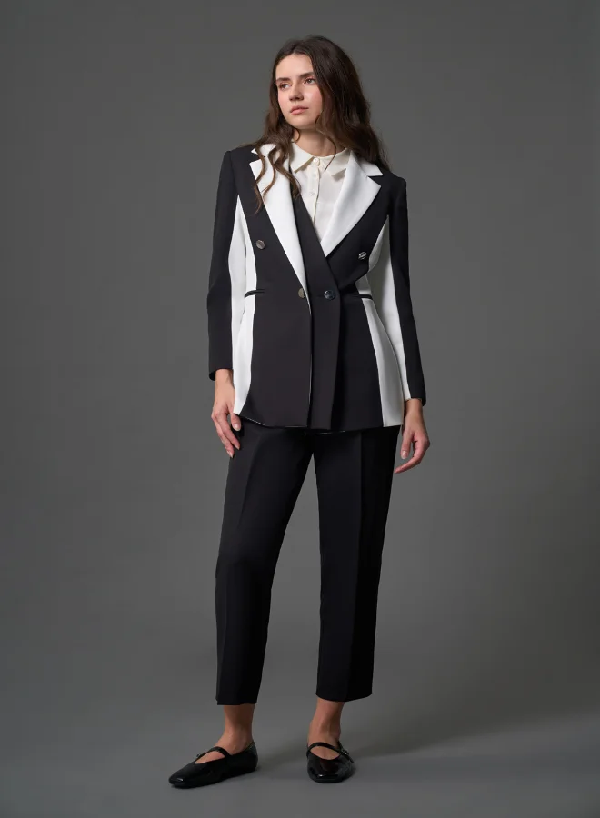 MIZALLE DESIGN COLOR BLOCKED JACKET