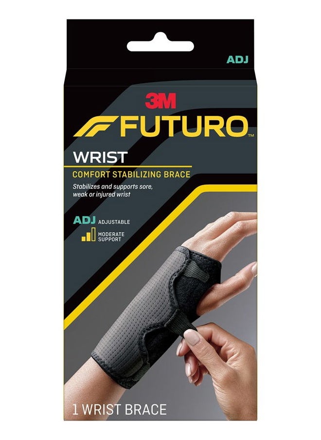 FUTURO FUTURO Comfort Stabilizing Wrist Brace, Helps Support Sprains, Strains, and Symptoms of Carpal Tunnel Syndrome, One Size  - Image 1